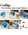 Lepkie parasol kształt hak wieszak kreatywny klucz wieszak Rack Home dekoracyjny uchwyt ścienny hak kuchnia/łazienka/sypialnia/ 