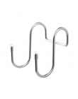 BalleenShiny ze stali nierdzewnej podwójne w kształcie litery S hak do przechowywania dla kuchnia łazienka ściany i drzwi organi