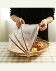 Handmade bambus tkane Bug dowód kosz wiklinowy odporna na kurz piknik taca na owoce żywności chleb dania przykryć gazą Panier Os