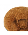 Składany koszyk z trawy morskiej kosz na bieliznę torba z wikliny kosz do przechowywania Rattan doniczka tkane ogród sadzarka pa