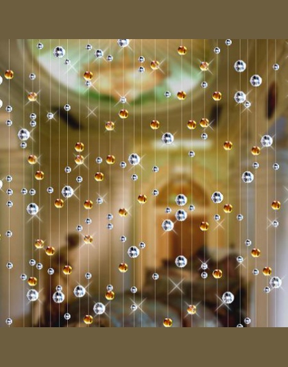 Modne szkło kryształowe koralik kurtyna dekoracja do wnętrza domu luksusowy ślub tło materiały dekoracyjne