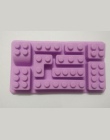 Ciasto narzędzia otworów Lego Mini rysunek robota taca na kostki lodu formy tort czekoladowy galaretki Jello silikonowe formy kr