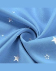 Błyszczące gwiazdy dzieci tkaniny zasłony do salonu dla dzieci chłopiec dziewczyna sypialnia niebieski/różowy zasłony zaciemniaj