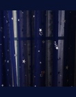 Błyszczące gwiazdy dzieci tkaniny zasłony do salonu dla dzieci chłopiec dziewczyna sypialnia niebieski/różowy zasłony zaciemniaj