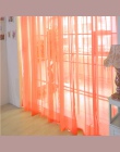 Gorąca sprzedaż kurtyna czysty kolor Tulle drzwi okno zasłony zasłony Panel Sheer szalik lambrekiny nowoczesne sypialnia zasłony