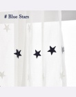 Szary/niebieski gwiazdy haftowane woal zasłony do salonu sypialnia Sheer zasłony Tulle okno materiał na zasłony zasłony