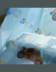 Zazdrosny Cartoon Car zasłony zabiegi na okna Sheer zasłony dla dzieci dla dzieci pokój dzienny pokój dla dzieci Boys zasłony
