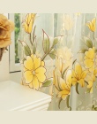 NAPEARL projektowanie mody nowoczesne prześwitujące zasłony z tiulu zabiegi okna salonu sypialni dzieci kolorowe żółty sheer