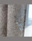 NAPEARL europejski styl projekt żakardowe tkanina na zasłony do okna balkon salon w stylu europejskim zasłony szary