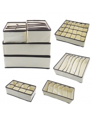4 sztuk/zestaw składany bielizna Organizer biustonoszy pudełko do przechowywania szuflada szafa organizator Box dla bielizna sza