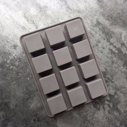 12 nawet kwadratowe formy silikonowe formy czekoladowe ciasto formy czekoladowe galaretki narzędzia do pieczenia K035