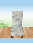 Meijuner drukowanie kwiatów odpinany pokrowiec na krzesło duża elastyczna narzuta nowoczesna przypadku elastyczny pokrowiec na k