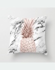 ZENGIA różowy geometryczne Nordic poszewka Tropic ananas rzut poszewka na poduszkę poliester poszewka na poduszkę Sofa łóżko pod