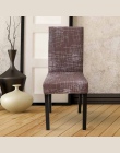 Elastan elastyczne drukowanie krzesło do jadalni narzuty nowoczesny wymienny anty-brudnej kuchni Seat Case elastyczny pokrowiec 