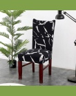Naturelife wzór krzesło Protector nowoczesne jedwabiście etui na siedzenia wymienny dekoracyjne elastyczne krzesło poliestrowe o