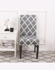 Naturelife wzór krzesło Protector nowoczesne jedwabiście etui na siedzenia wymienny dekoracyjne elastyczne krzesło poliestrowe o