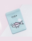CUSHAWFAMILY Cute Cartoon ryby, owoce, kot pcv etui na karty karty IC karty kredytowe karty studenckie futerał ochronny dla dzie