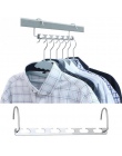1 sztuk 37 cm wielofunkcyjne ubrania metalowe szafy wieszaki organizer odzieży suszarka do prania z hakiem oszczędność miejsca