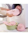 Różowy poliester na zamek błyskawiczny torba na pranie ubrania worek do prania w pralce pojemnik na pranie biustonosz skarpetki 