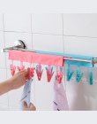 Wielofunkcyjne skarpety stojaki do suszenia półka łazienkowa podróży Clothespin przenośny składany podróżny wieszak na ręczniki 