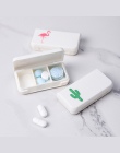 IVYSHION 1 Pc przenośne pudełko na pigułki plastikowe pudełko na pigułki zestaw medyczny witamina medycyna pudełka przechowywani
