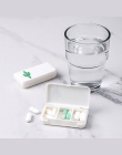 IVYSHION 1 Pc przenośne pudełko na pigułki plastikowe pudełko na pigułki zestaw medyczny witamina medycyna pudełka przechowywani