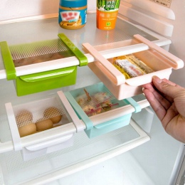 Lodówka półka uchwyt na półkę lodówka półka uchwyt Pull-out szuflady do przechowywania organizator przestrzeń Saver żywności pud