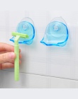 IVYSHION 1 sztuka jasny niebieski plastikowe Super przyssawka wieszak na ręczniki łazienka uchwyt przyssawki golarka stojak do p