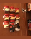 ORGANBOO 4 sztuk/zestaw przybory kuchenne proste butelki klipy półka do przechowywania pojemnik na przyprawy półka przyprawa kuc