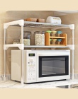 3-Tier wielofunkcyjny kuchnia półka do przechowywania stojak na stół kuchenka mikrofalowa regał 2-poziom, łazienka półka na ksią