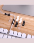 16/20 sztuk/zestaw praktyczne strona główna Auto dostaw uchwyt do kabla USB kabel naprawiono zacisk organizer do kabli stojak do