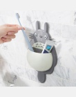 Cartoon zwierząt Totoro sucker stojak przechowywania z tworzywa sztucznego szczoteczka do zębów półka łazienka do prania do zębó