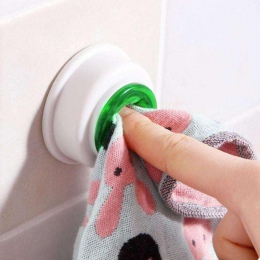Kreatywny samoprzylepne wieszak na ręcznik zacisk mocujący ściereczka do czyszczenia Dishclouth łazienka kuchnia ściany wieszaki