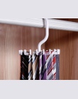 2017 Hot wysokiej jakości 12*11*3.8 cm tworzyw sztucznych obrotowy 20 haki pasek krawat uchwyt na wieszak organizator oszczędnoś