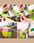 LASPERAL wiszące uchwyt do przechowywania regulowany Snap Sink gąbka regał do przechowywania organizer do kuchni wiszący kosz ła