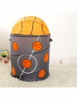 Piłka nożna koszykówka modelowania składany kosz na bieliznę beczki do przechowywania beczki do przechowywania poliester tkaniny