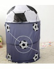 Piłka nożna koszykówka modelowania składany kosz na bieliznę beczki do przechowywania beczki do przechowywania poliester tkaniny