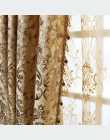 Sypialnia europejska zasłony do salonu zacienienie okna brązujący tkaniny jadalnia klucz luksusowy styl flanelowe