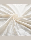 Europejski klasyczny uciekają ekrany beżowy biały pół cieniowania Tulle zabiegi okna Sheer panele zasłony do salonu wp011-40