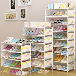 Praktyczne kolorowe wielopoziomowe stojaki na buty przenośne półki do przechowywania obuwia organizer do szafy przedpokoju