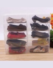 20 sztuk jasne składane z tworzywa sztucznego do przechowywania butów pudełka do układania w stos organizator De Zapatos pudełko