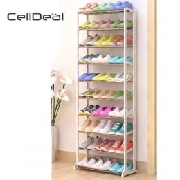 CellDeal 10 Tier buty obcasy organizer stojąca półka Rack posiada 30 par butów buty organizatorzy półka na buty