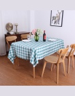 Proste i hojny w stylu wiejskim domu stół do jadalni tkaniny restauracja restauracja prostokątna piknik tkaniny czerwony kratkę 