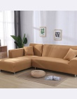 Szary kolor mocno owinąć kanapa pokrywa elastyczna potrzeb zamówić 2 sztuk Sofa pokryć, jeśli w stylu L przekroju narożnik capa 