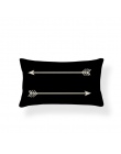 Prostokątna poduszka pokrywa geometria poszewka na poduszkę Nordic styl dekoracji rzuć poszewki na poduszki zygzak 30X50 Cotton 