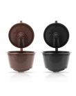 Nowy 3 sztuk kosze filtrów do kawy wielokrotnego użytku kapsułki kawy do ponownego napełniania kubek Dolce Gusto kapsułki kawy f