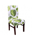 Elastan Stretch kwiat pokrowiec na krzesło z oparciem Protector Slipcover siedzenia etui do zdejmowania elastyczna jadalnia krze