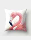 Nordic Flamingo tropikalny liść poszewka kwiat poliester rzut poduszka dekoracja wnętrza na sofę Poszewka dekoracyjna 40516