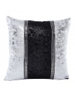 Mayitr 45x45 cm czarny srebrny poszewka na poduszkę z nadrukiem kwiatowy rzuć poszewki na poduszki Splice kwadratowe poduszki po