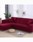 2 sztuki okładki na narożnik kanapa salon uniwersalny elastyczny w kształcie litery L Sofa pokrywa szezlong obejmuje jednolity k
